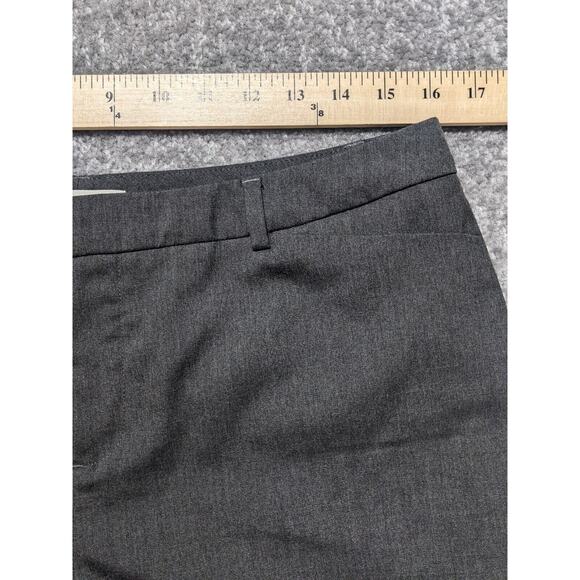 Coldwater Creek Dress Pants Women 10 Gray Straight Leg Pockets Belt Loops O09 - Picture 13 of 16